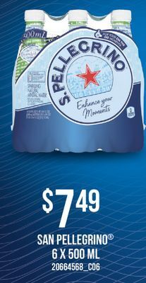 Fortinos San pellegrino®, 6 x 500 ml offer