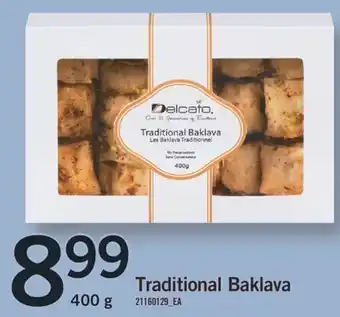 Fortinos Traditional baklava, 400 g offer
