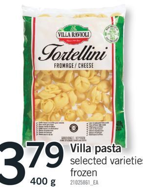 Fortinos Villa pasta, 400 g offer