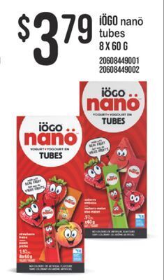 Fortinos Iögo nanö tubes, 8 x 60 g offer