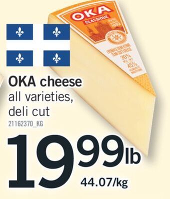 Fortinos Oka cheese offer