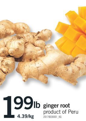 Fortinos Ginger root offer