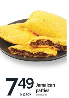 Fortinos Jamaican patties, 6 pack offer