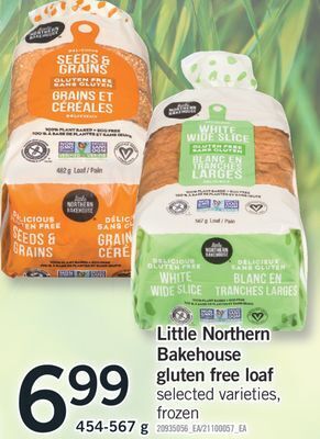Fortinos Little northern bakehouse gluten free loaf, 454-567 g offer