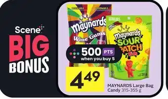 Foodland Maynards large bag candy 315-355 g offer