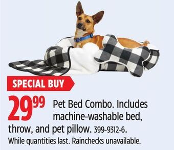Canadian Tire Petco pet bed combo offer