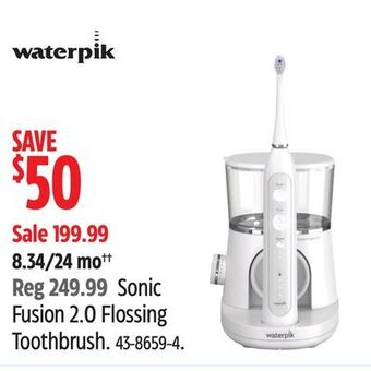 Canadian Tire Waterpik sonic fusion 2.0 flossing toothbrush offer