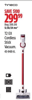 Canadian Tire Tineco t2 ex cordless stick vacuum offer