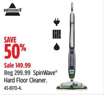 Canadian Tire Bissell spinwave hard floor cleaner offer