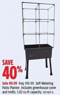 Canadian Tire Self-watering patio planter offer