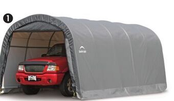 Canadian Tire Shelter logic garage-in-a-box round top, 12 x 20 x 8'h offer