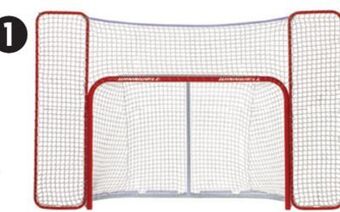 Canadian Tire Winnwell 72 hockey net with trainer offer
