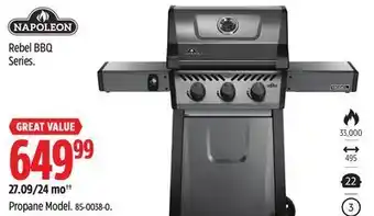 Canadian Tire Napoleon rebel bbq series offer