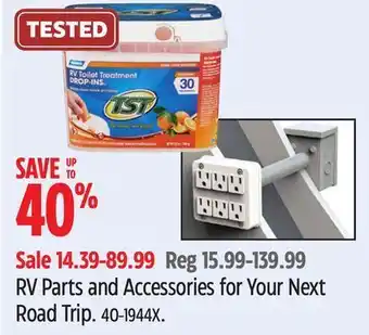 Canadian Tire Rv parts and accessories for your next road trip offer