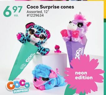 Giant Tiger Coco surprise cones offer