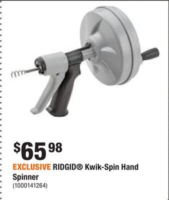 Home Depot Exclusive ridgid® kwik-spin hand spinner offer