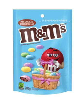 Giant Tiger M & m's chocolate eggs offer