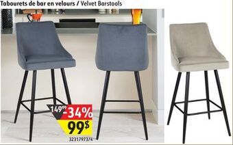 Sushi Shop Velvet barstools offer
