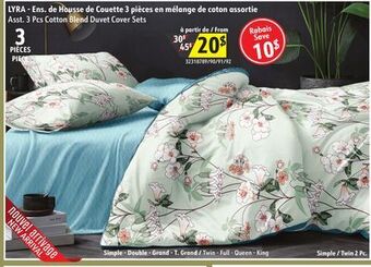 Sushi Shop Asst. 3 pcs cotton blend duvet cover sets offer