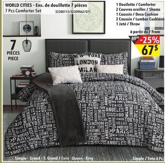 Sushi Shop 7 pcs comforter set offer