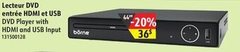 Sushi Shop Borne dvd player with hdmi and usb input offer