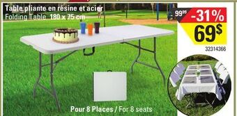 Sushi Shop Folding table 180 x 75 cm offer