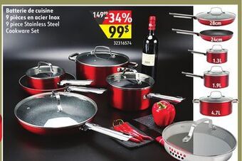 Sushi Shop 9 piece stainless steel cookware set offer