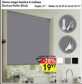 Sushi Shop Blackout roller blinds offer