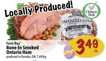 Farm Boy Farm boy™ bone-in smoked ontario ham offer