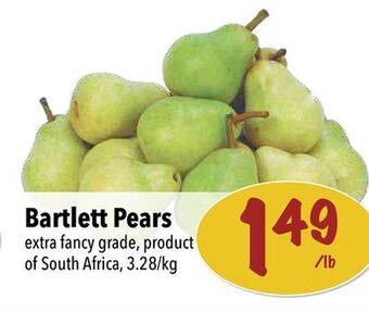 Farm Boy Bartlett pears offer
