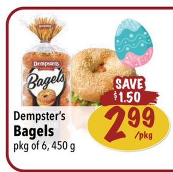 Farm Boy Dempster's bagels offer
