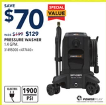 RONA Powerplay pressure washer offer