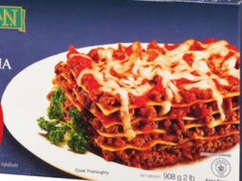 Giant Tiger Roman lasagna frozen entrees offer