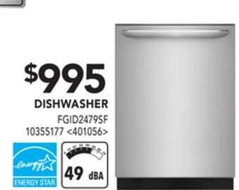 RONA Frigidaire gallery dishwasher offer