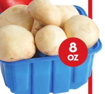Giant Tiger 8 oz whole white mushrooms offer