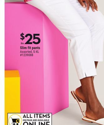 Giant Tiger Slim fit pants offer