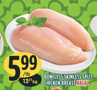 Marché Adonis Boneless skinless split chicken breast offer