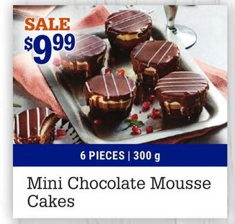 M & M Food Market Mini chocolate mousse cakes offer