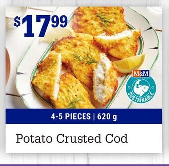 M & M Food Market Potato crusted cod offer