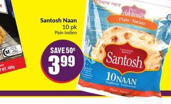 Chalo FreshCo Santosh naan 10 pk offer