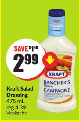Chalo FreshCo Kraft salad dressing 475 ml offer
