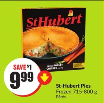 Chalo FreshCo St-hubert pies frozen 715-800 g offer