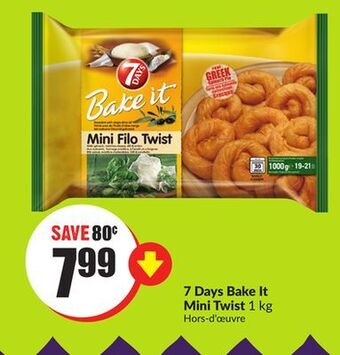 Chalo FreshCo 7 days bake it mini twist 1 kg offer