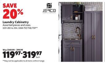 Home Hardware Laundry cabinetry offer