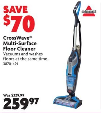Home Hardware Crosswave® multi-surface floor cleaner offer