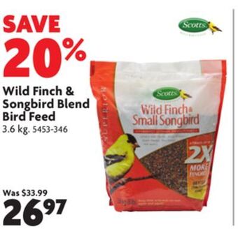 Home Hardware Wild finch & songbird blend bird feed offer