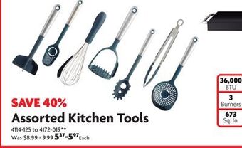 Home Hardware Assorted kitchen tools offer