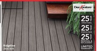 Home Hardware Trailhead composite decking offer