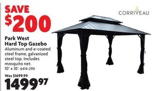 Home Hardware Park west hard top gazebo offer
