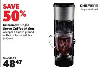 Home Hardware Instabrew single serve coffee maker offer